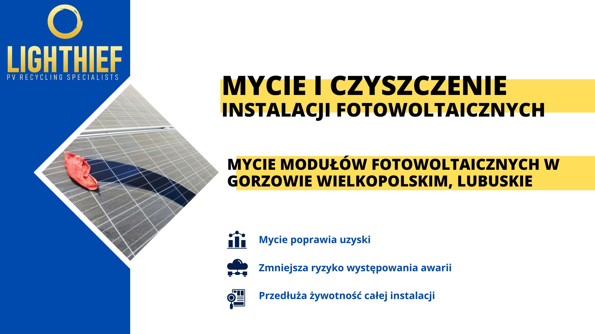 Mycie modułów fotowoltaicznych w Gorzowie Wielkopolskim