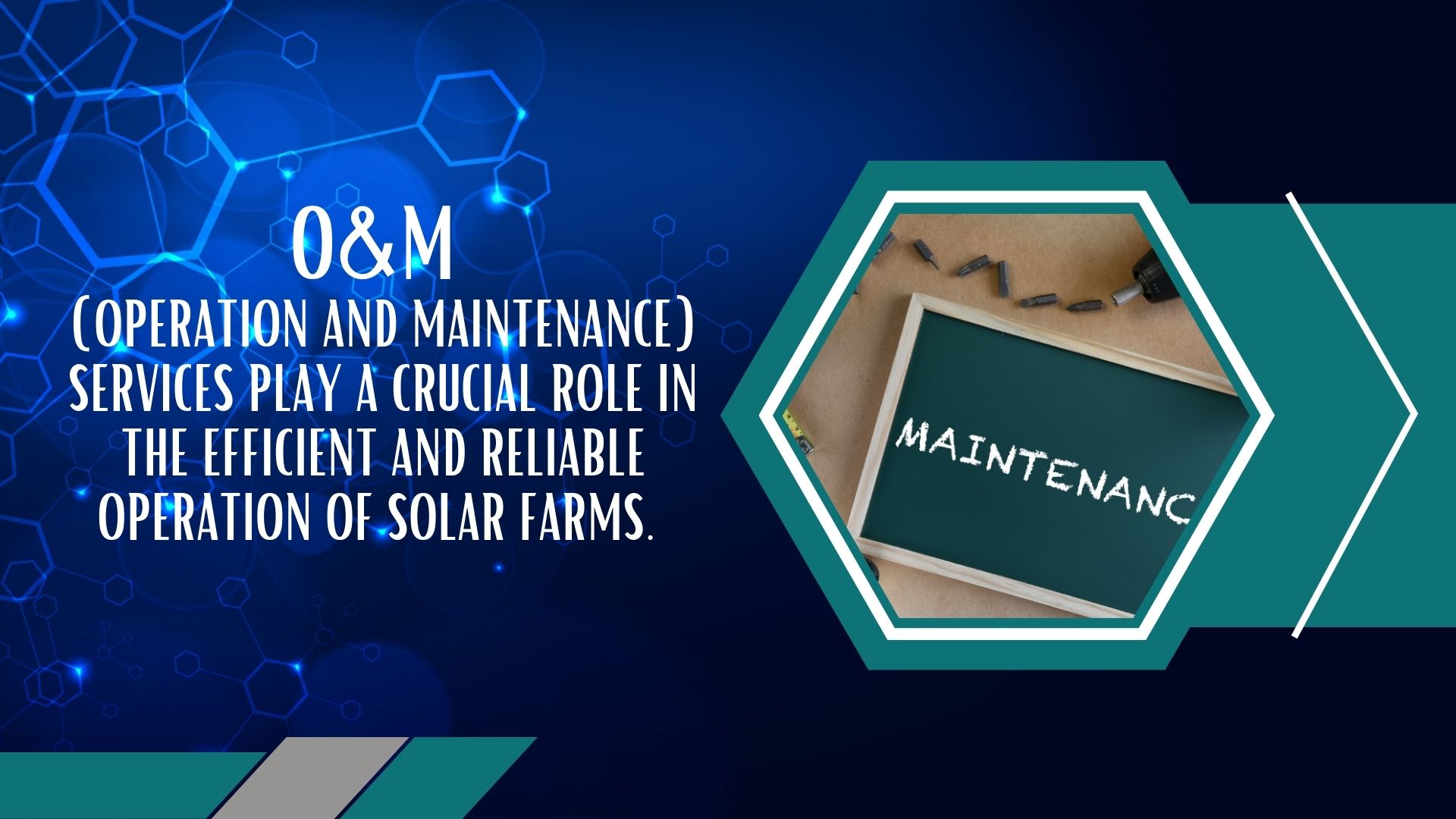 Operation and Maintenance for solar farms